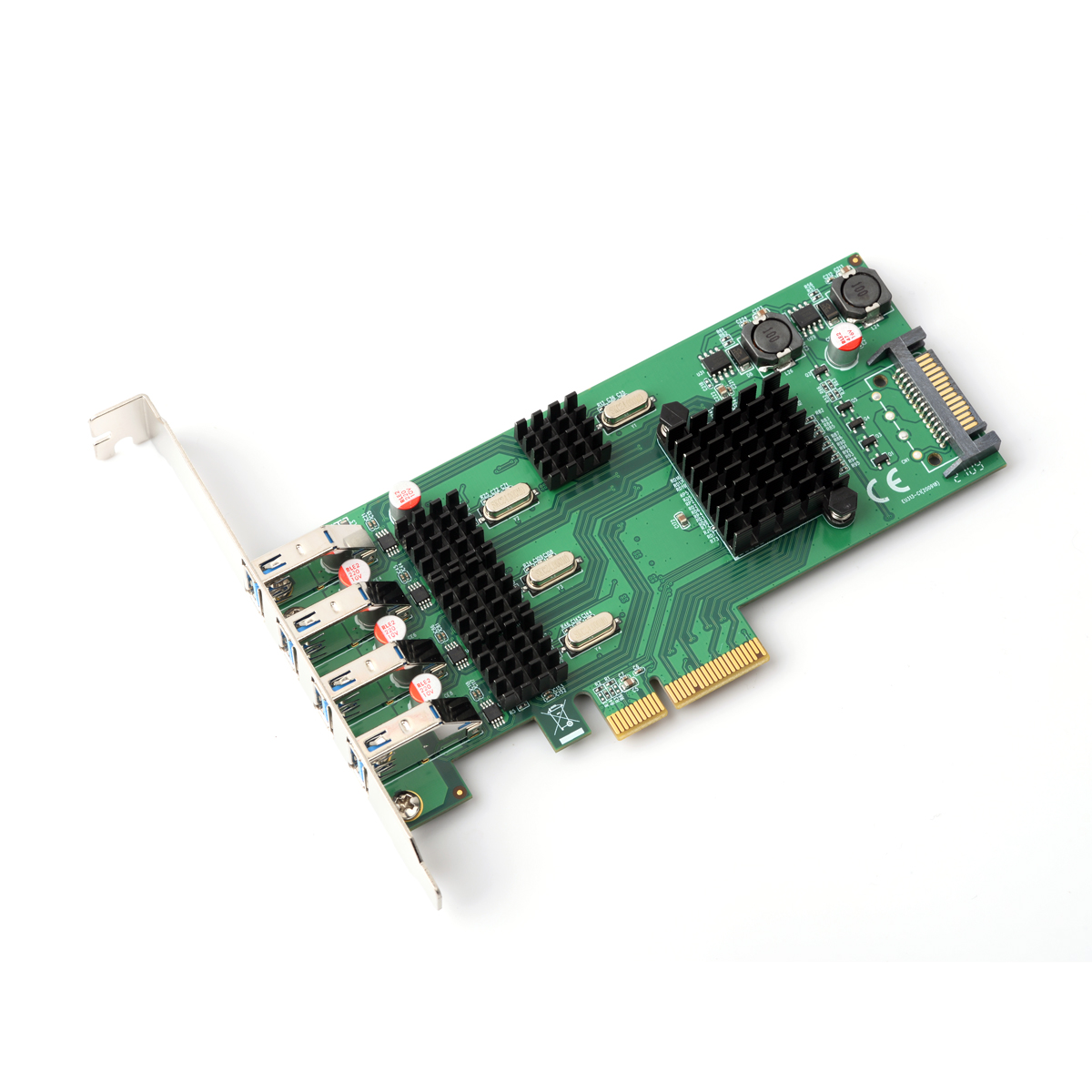 PCI-Express 4通道USB 3.0 擴(kuò)展卡